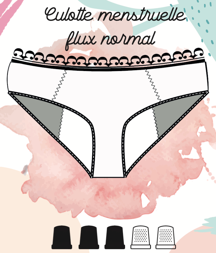 Culotte menstruelle (flux normal/abondant)
