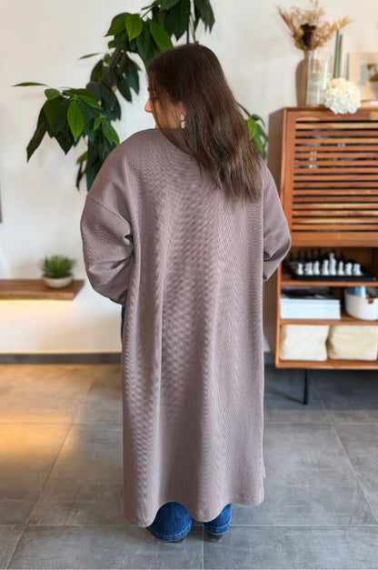 Gilet Mia porté, vue de dos